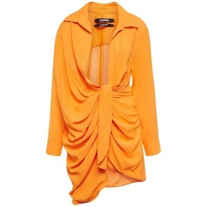 JACQUEMUSLa Robe Bahia gathered minidress size 32/0